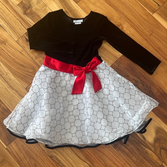 Bonnie Jean Christmas/Holiday Dress Size 6 - Picture 1 of 7
